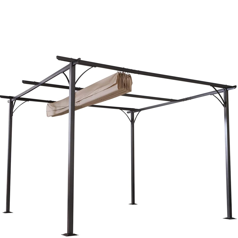 Zotavitelný Pergola s Canopy Outdoor Gazebo